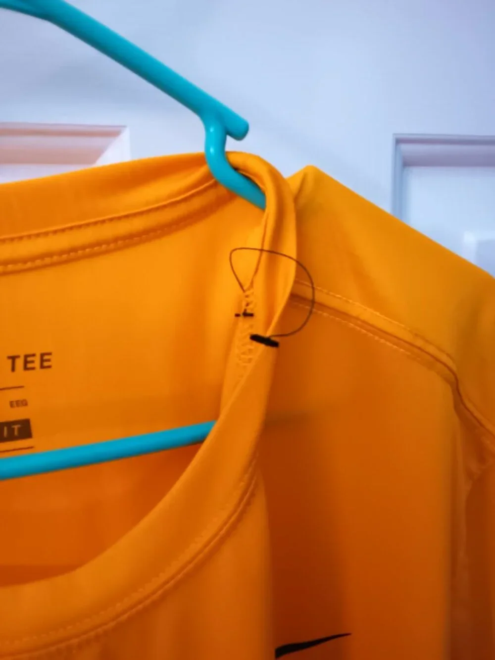 Nike Short Sleeve Tee - Bright Yellow with Black Swoosh